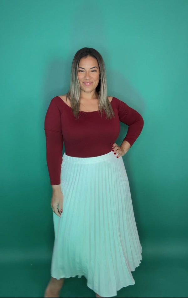 Basic Bodysuit Wine *PREORDER*